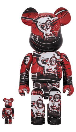 BE@RBRICK JEAN-MICHEL BASQUIAT #5 100％ & 400％ collectible