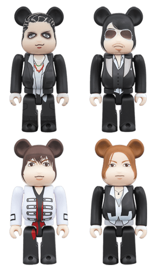 L'Arc-en-Ciel × BE@RBRICK 4PCS SPECIAL EDITION BOX collectible
