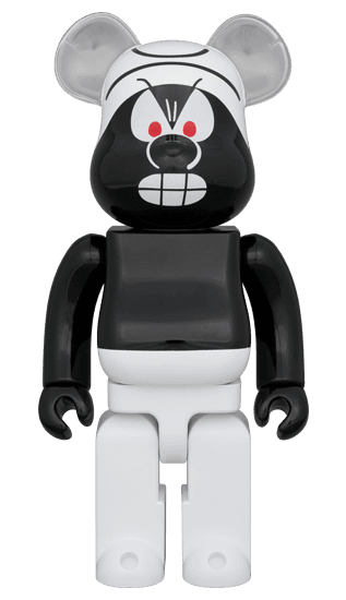 BE@RBRICK BLACK SMURF 400％ collectible
