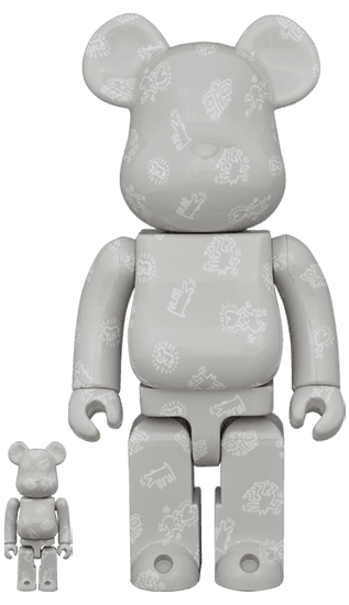 BE@RBRICK KEITH HARING 13th Ver. 100％ & 400％ collectible