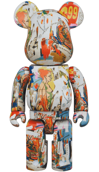 BE@RBRICK Andy Warhol × JEAN-MICHEL BASQUIAT #4 400％ collectible