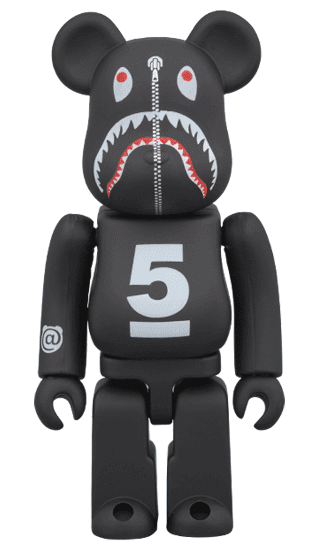 DSMG 5TH BE@RBRICK SHARK 100% collectible