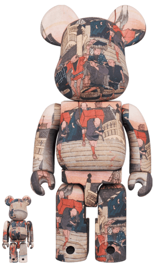 東京国立博物館 BE@RBRICK 歌川広重「東海道五十三次」日本橋 100％ & 400％ collectible
