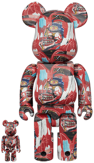 BE@RBRICK JEAN-MICHEL BASQUIAT 13th Ver. 100％ & 400％ collectible