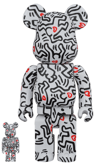 BE@RBRICK KEITH HARING #8 100％ & 400％ collectible