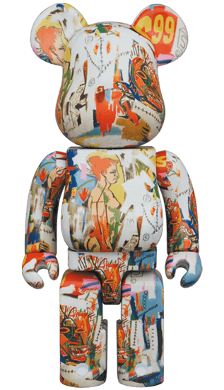 BE@RBRICK Andy Warhol × JEAN-MICHEL BASQUIAT #4 1000％ collectible