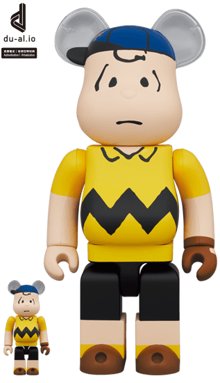 MLB × PEANUTS BE@RBRICK Charlie Brown (NEW YORK METS) 100％ & 400％ collectible