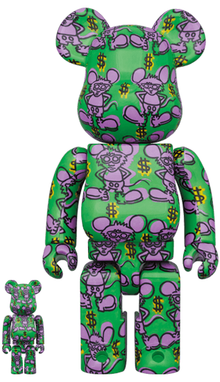 BE@RBRICK KEITH HARING #11 100％ & 400％ collectible
