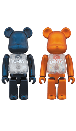 MY FIRST BE@RBRICK Pearl Orange Ver. 100％ collectible