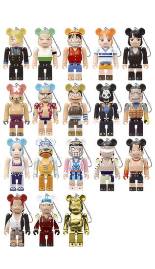 ワンピース20th BE@RBRICK（A／B／C-TYPE） collectible
