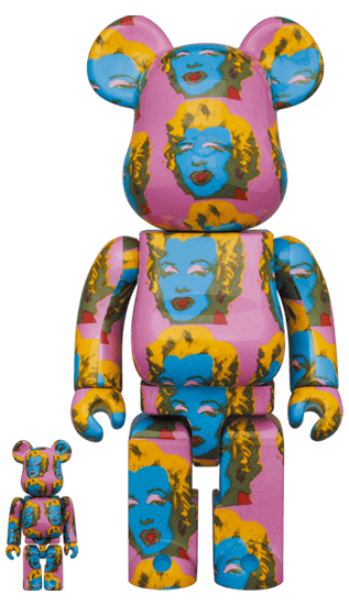 BE@RBRICK Andy Warhol Marilyn Monroe #2 100％ & 400％ collectible