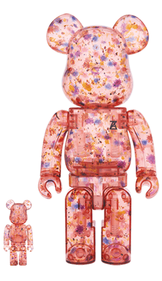 BE@RBRICK ANREALAGE（CLEAR RED Ver.） 100％ & 400％ collectible