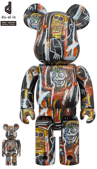 BE@RBRICK JEAN-MICHEL BASQUIAT #11 100％ & 400％ collectible