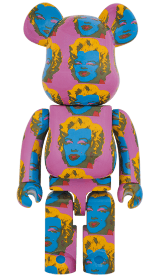 BE@RBRICK Andy Warhol Marilyn Monroe #2 1000% collectible