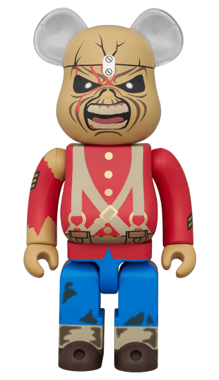BE@RBRICK IRON MAIDEN EDDIE "The Trooper" 400％ collectible