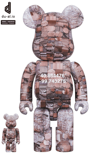 BE@RBRICK Benjamin Grant「OVERVIEW」 NEBRASKA 100％ & 400％ collectible