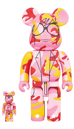 BE@RBRICK ANDY WARHOL Camo Ver. 100％ & 400％ collectible