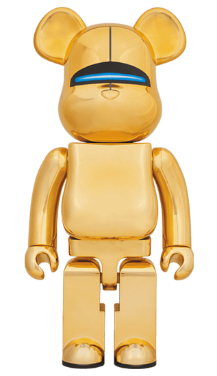 SORAYAMA SEXY ROBOT GOLD BE@RBRICK 1000％ collectible