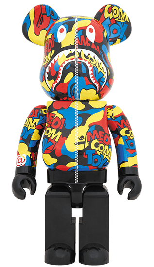 MEDICOM TOY CAMO SHARK BE@RBRICK 1000％ collectible