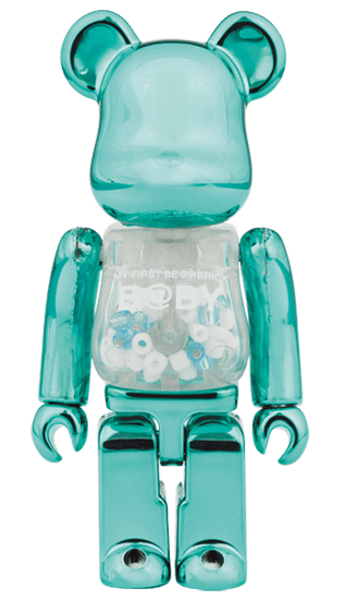 MY FIRST BE@RBRICK B@BY TURQUOISE Ver. 100％ collectible