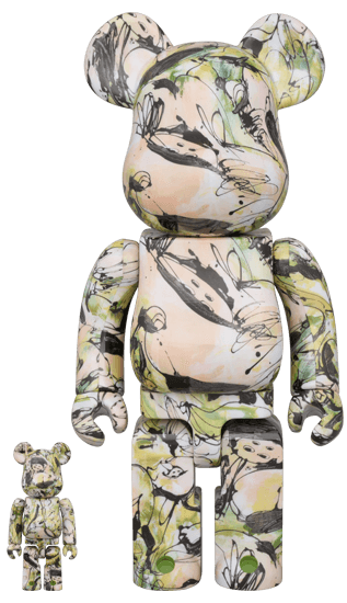 BE@RBRICK SHUN SUDO "Wind and Petals" 100％ & 400％ collectible