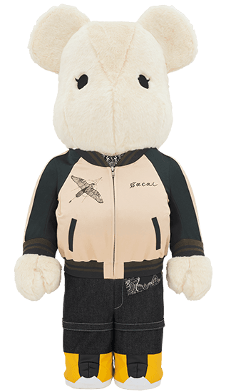 sacai BE@RBRICK 1000％ collectible