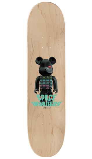 MLE SPACE INVADERS シリーズ BE@RBRICK SKATEBOARD collectible