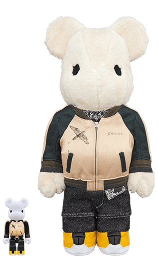 sacai BE@RBRICK 100％ & 400％ collectible