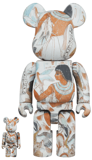 The British Museum BE@RBRICK "Tomb-Painting of Nebamun" 100％ & 400％ collectible