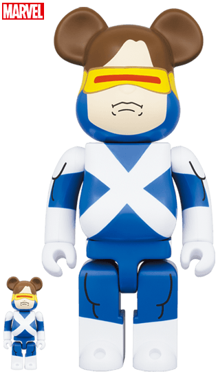 BE@RBRICK CYCLOPS (VARIANT SUIT Ver.) 100％ & 400％ collectible