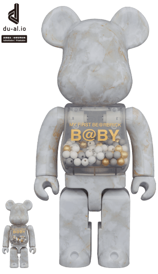 MY FIRST BE@RBRICK B@BY MARBLE(大理石) Ver. 100％ & 400％ collectible