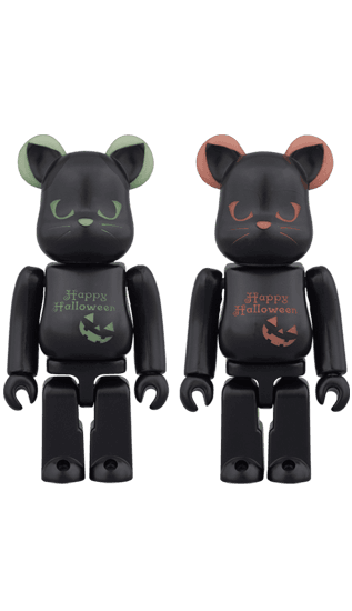 2016 HALLOWEEN BE@RBRICK 100％ 緑／赤 collectible