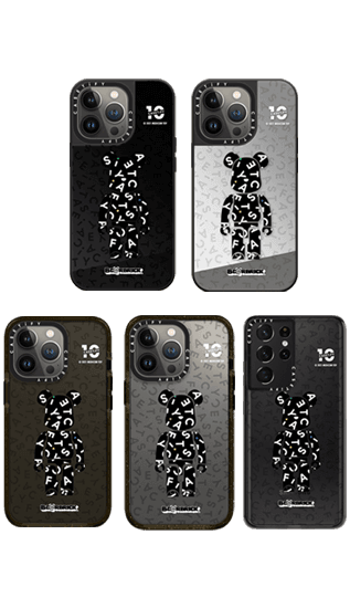 CASETiFY 10th Anniversary Monogram BE@RBRICK Phone Case collectible
