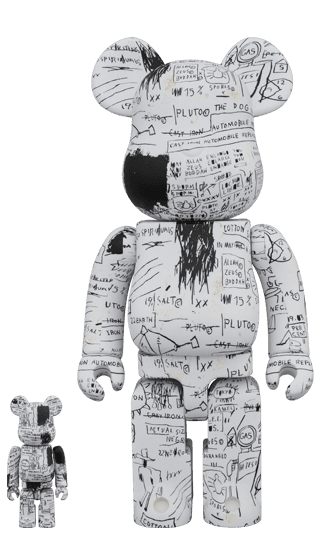 BE@RBRICK JEAN-MICHEL BASQUIAT #3 100％ & 400％ collectible