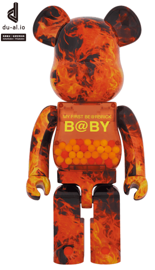 MY FIRST BE@RBRICK B@BY FLAME Ver. 1000％ collectible