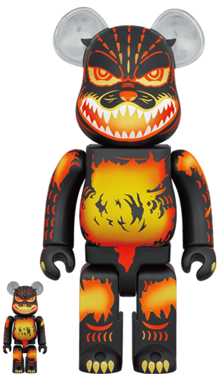 BE@RBRICK ゴジラ VS デストロイア版ゴジラ (メルトダウンVer.) 100％ & 400％ collectible