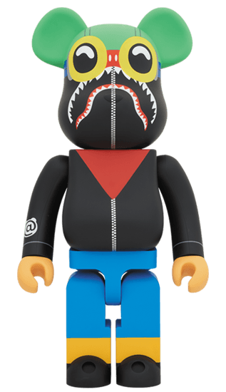 A BATHING APE(R) × HEBRU BRANTLEY × SOCIAL STATUS BE@RBRICK 1000％ collectible