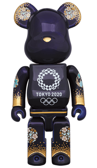 有田焼 ベアブリック 400％ 2 (東京 2020 オリンピックエンブレム) collectible
