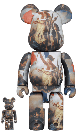 BE@RBRICK Eugène Delacroix "Liberty Leading the People" 100％ & 400％ collectible