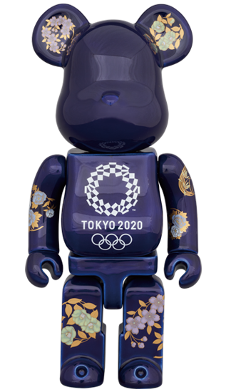 有田焼 ベアブリック 400％（東京 2020 オリンピックエンブレム） collectible