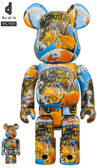 BE@RBRICK JEAN-MICHEL BASQUIAT #10 100％ & 400％ collectible