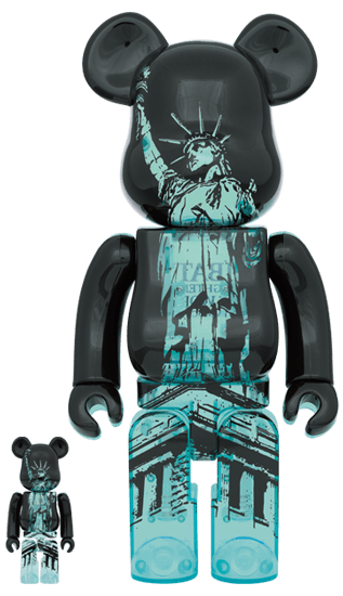 Statue of Liberty BE@RBRICK 100％ & 400％ collectible