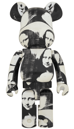 BE@RBRICK ANDY WARHOL "Double Mona Lisa" 1000% collectible