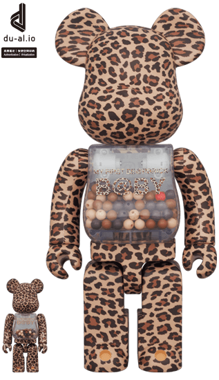 MY FIRST BE@RBRICK B@BY LEOPARD Ver.100％ & 400％ collectible