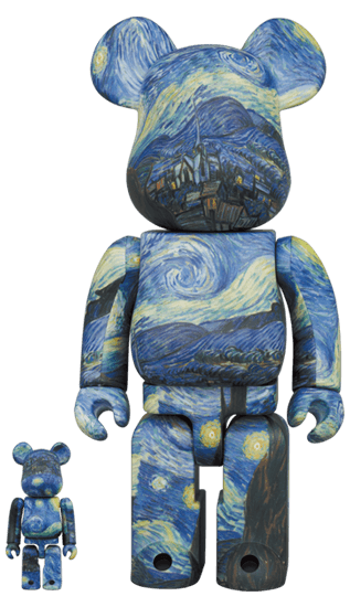 Vincent van Gogh The Starry Night BE@RBRICK 100％ & 400％ collectible