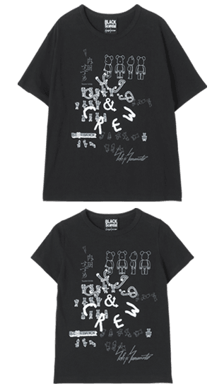 BE@RBRICK BLACK Scandal Yohji Yamamoto × 内田すずめ × S.H.I.P&crew T-SHIRT.2(Men's／Women's) collectible