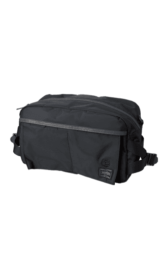 PORTER × BE@RBRICK BLACK/REFLECTIVE WAIST BAG collectible