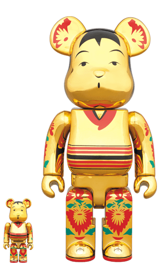BE@RBRICK コケブリック 金メッキ 100％ & 400％ collectible