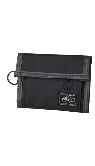 PORTER × BE@RBRICK BLACK/REFLECTIVE WALLET collectible