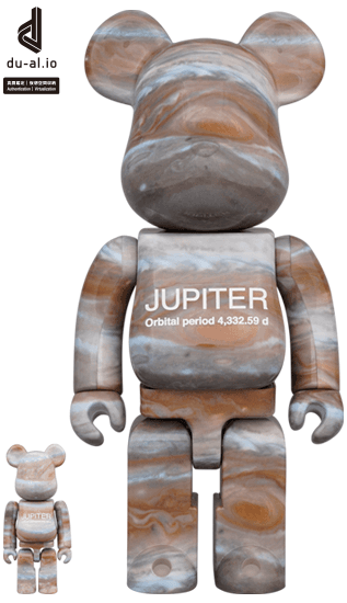 JUPITER BE@RBRICK 100％ & 400％ collectible